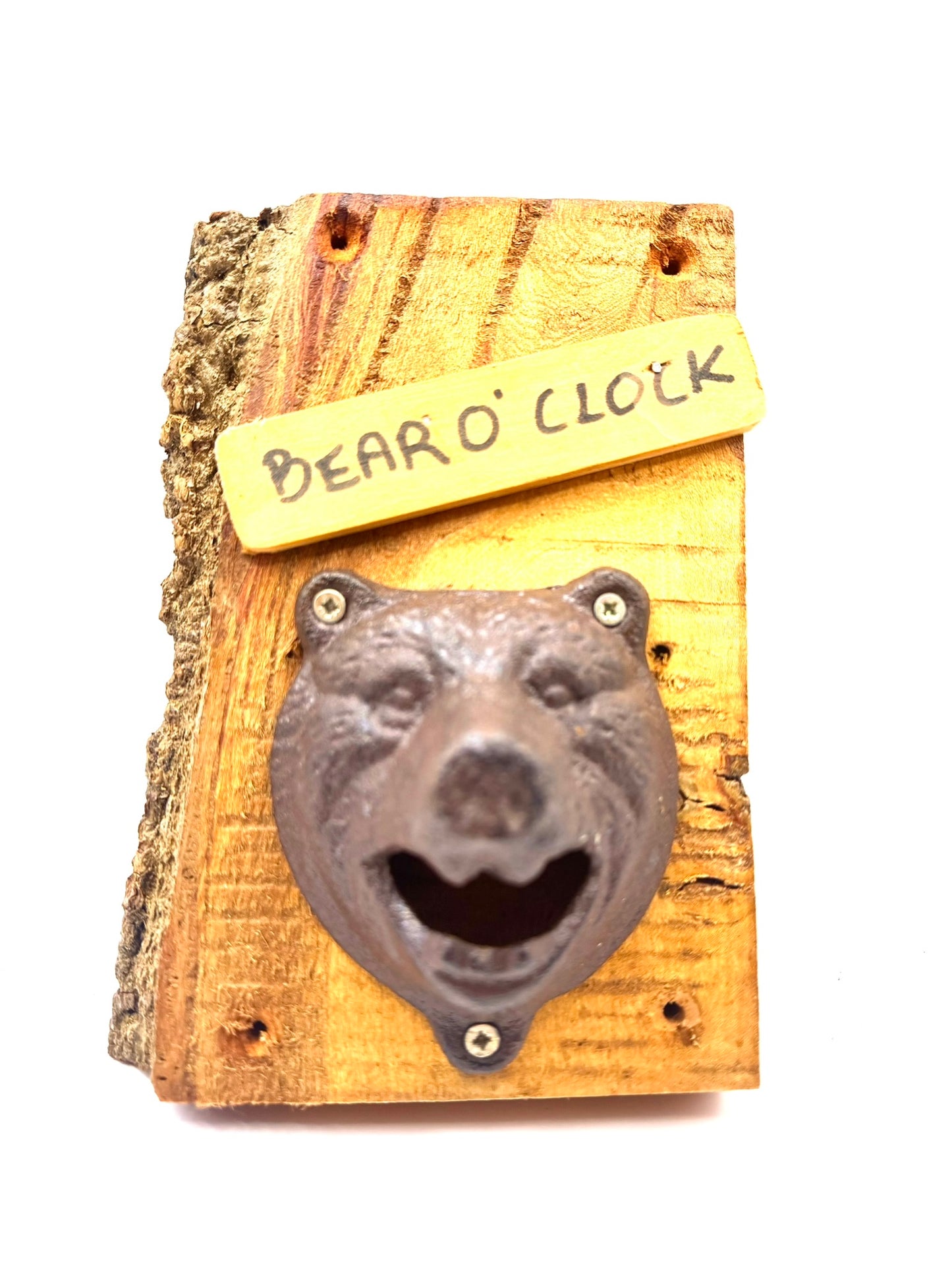 bear o'clock bottle opener