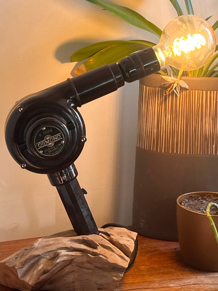 Hair dryer Lamp