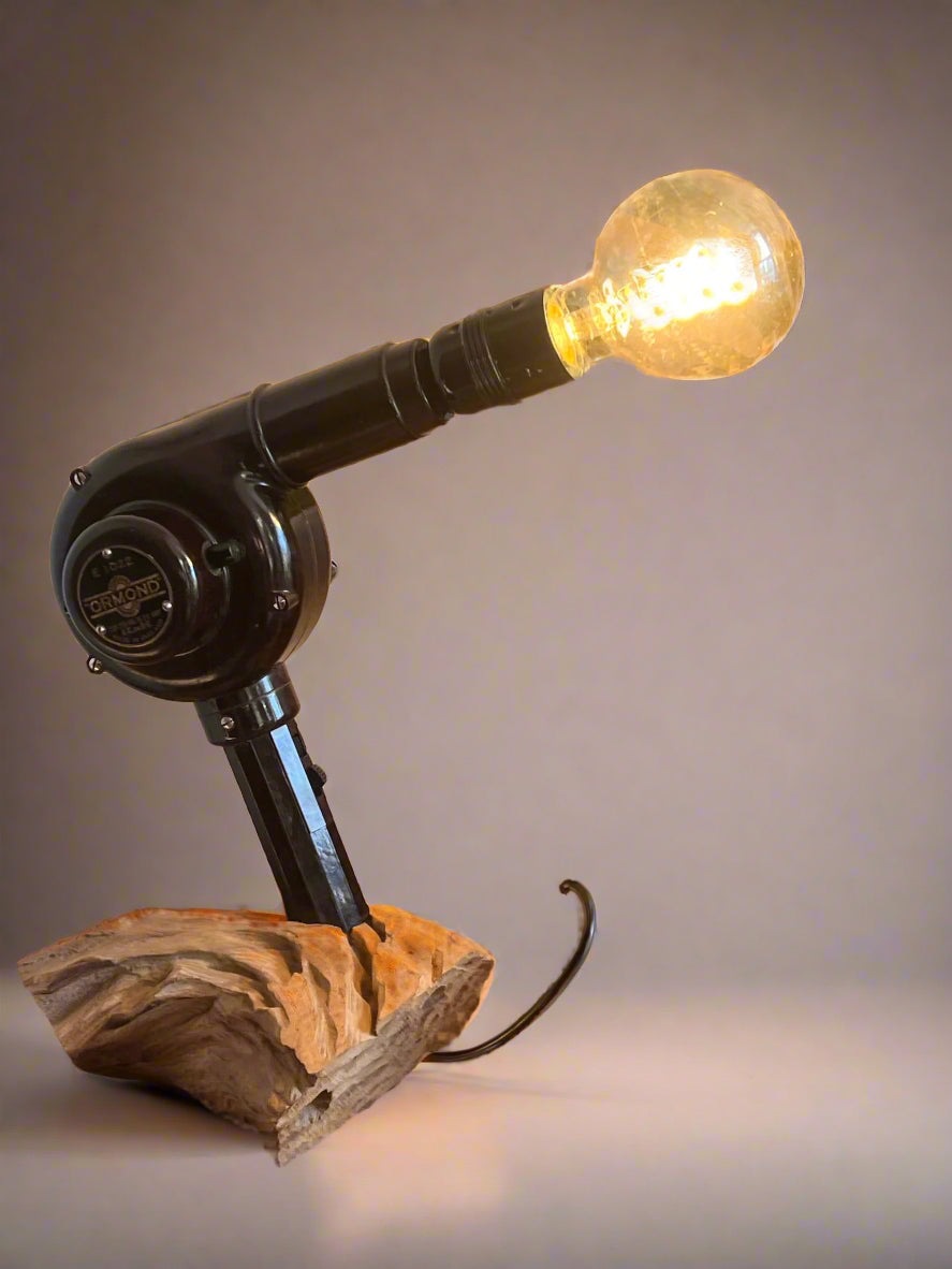 Hair dryer Lamp