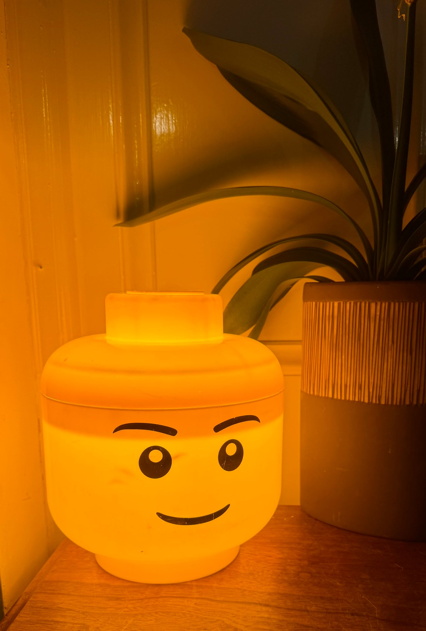 Lego head lamp