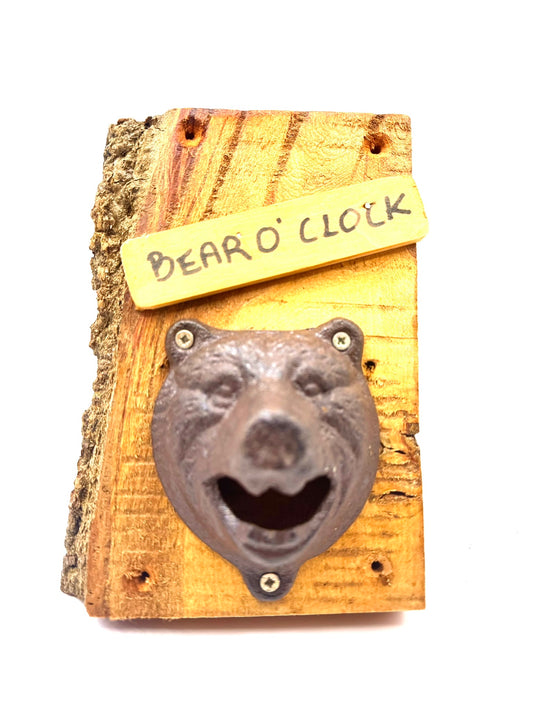 bear o'clock bottle opener