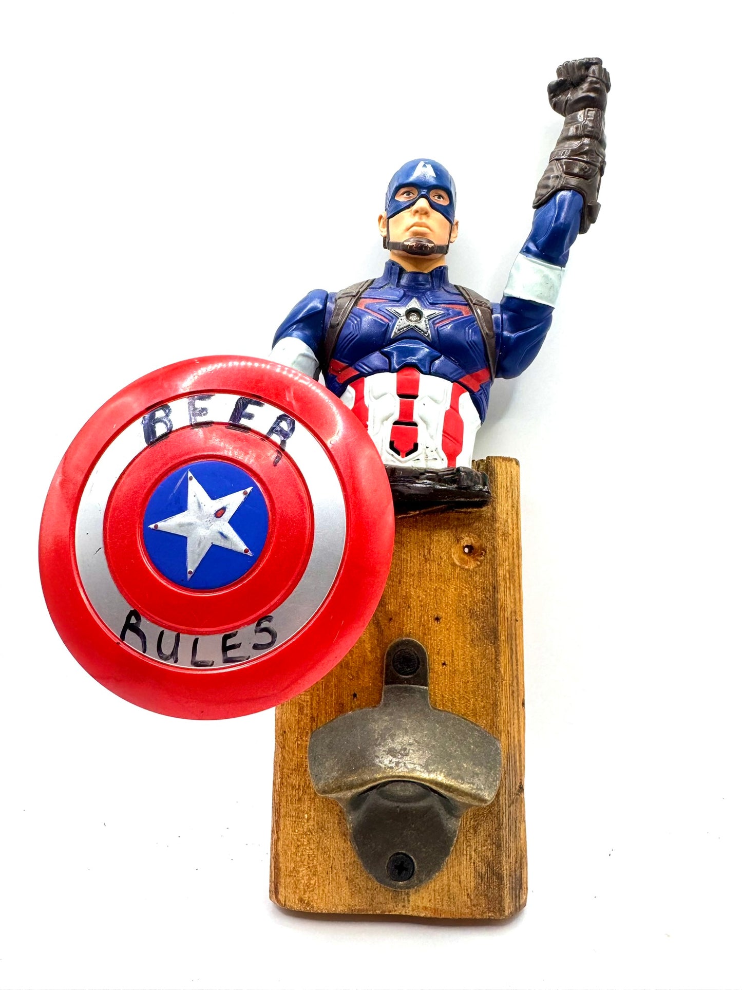captain America bottle opener