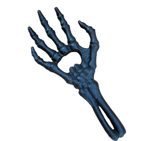 skeleton hand bottle opener
